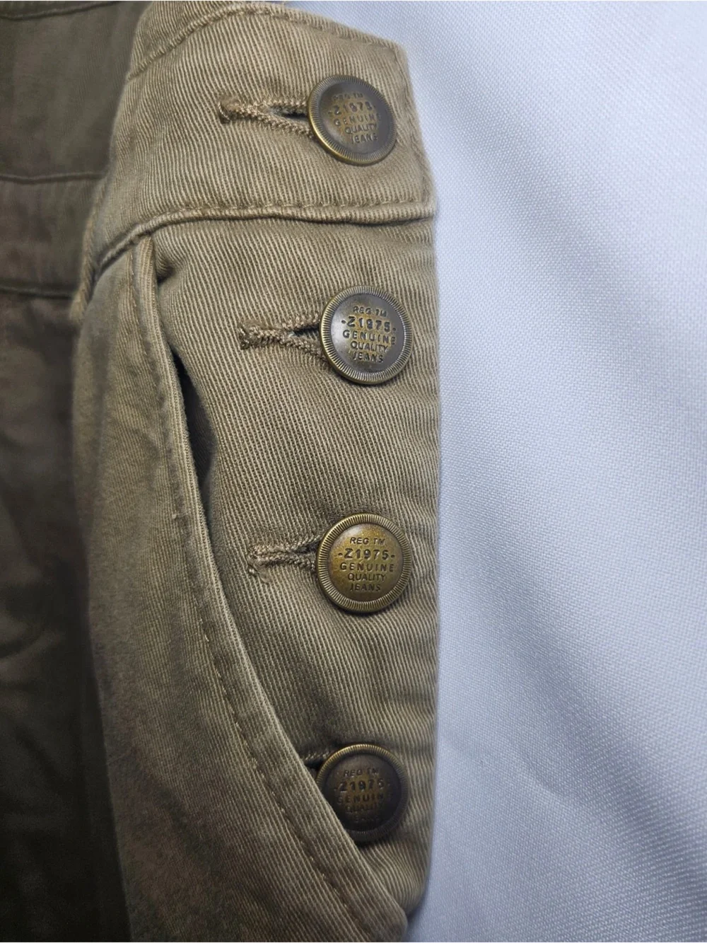 ZARA Z1975 Khaki Corduroy Overalls Women’s Size S 26 – Special Edition